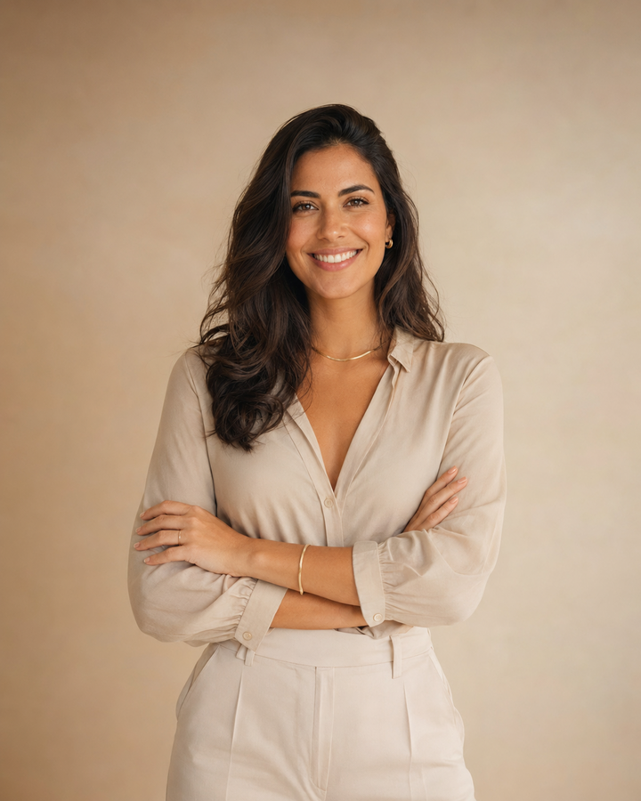 Foto de Ellen Oliveira sorrindo